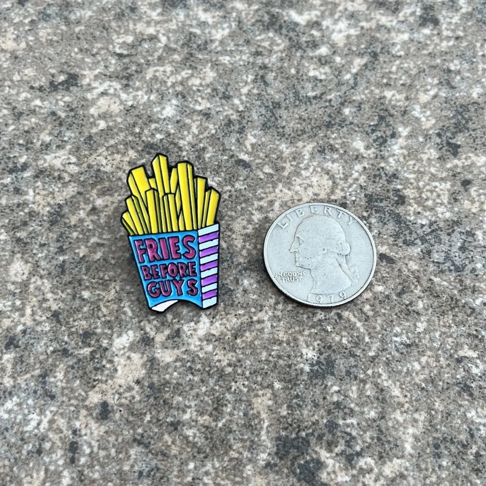 Fries before guys brooch lapel‎ pin backpack pin hat pin